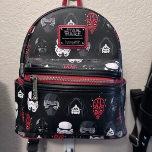 Loungefly Star Wars Mini Bag - Black and Red